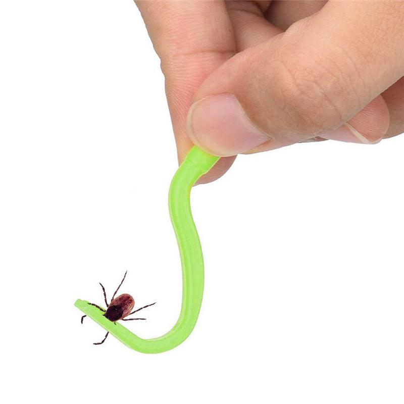 kuou 2pcs Reusable Tick Remover, Tick Removers Hooks Twister Tick Removal Tool for Pets Dogs Cats Horses - PawsPlanet Australia