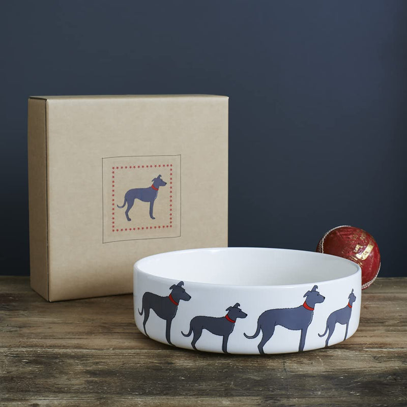 Sweet William Lurcher Dog Bowl - PawsPlanet Australia