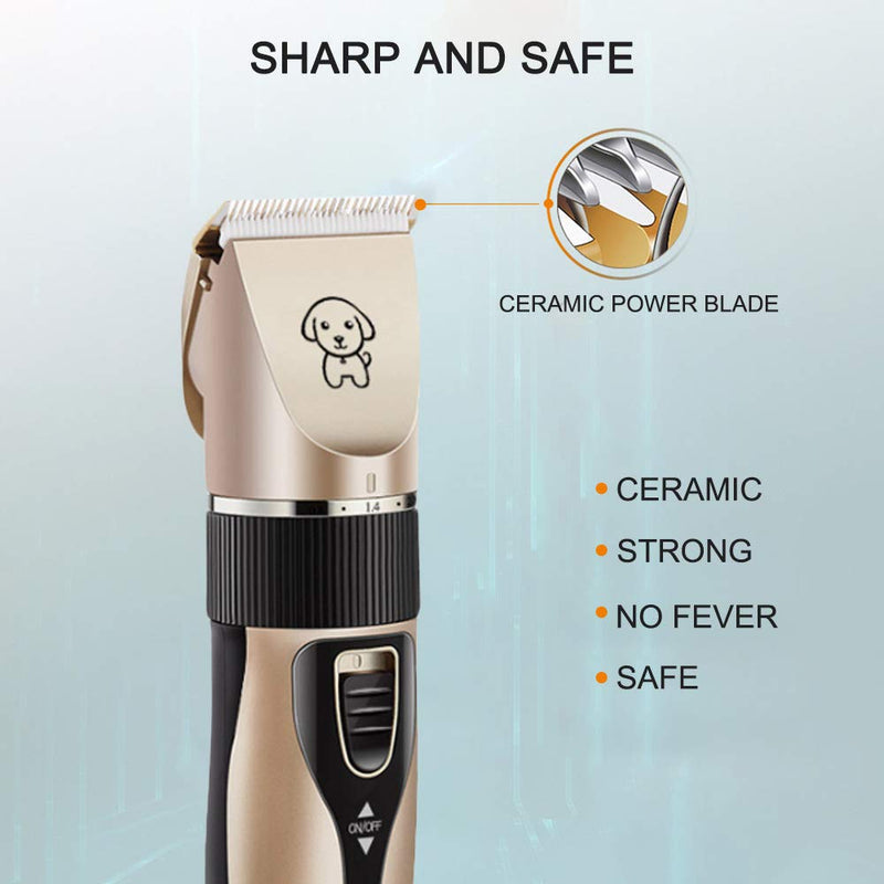 VISLONE USB Rechargeable Shavers Electrical Pet Professional Grooming Machine Tool type 1 - PawsPlanet Australia