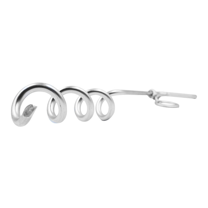 Milestone Camping 31690 Outdoor Corkscrew Tie Out Stake / Keyring Attachment / Tether Pets and Tents / Ideal for Camping, Hiking, Fishing and More - PawsPlanet Australia