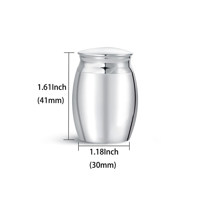 LSxAB I'll Miss You Til We Meet Again Mini Memorial Cremation Urn for Human Ashes Adult Funeral Share Small Urns Goodbyes are not Forever or the END - PawsPlanet Australia