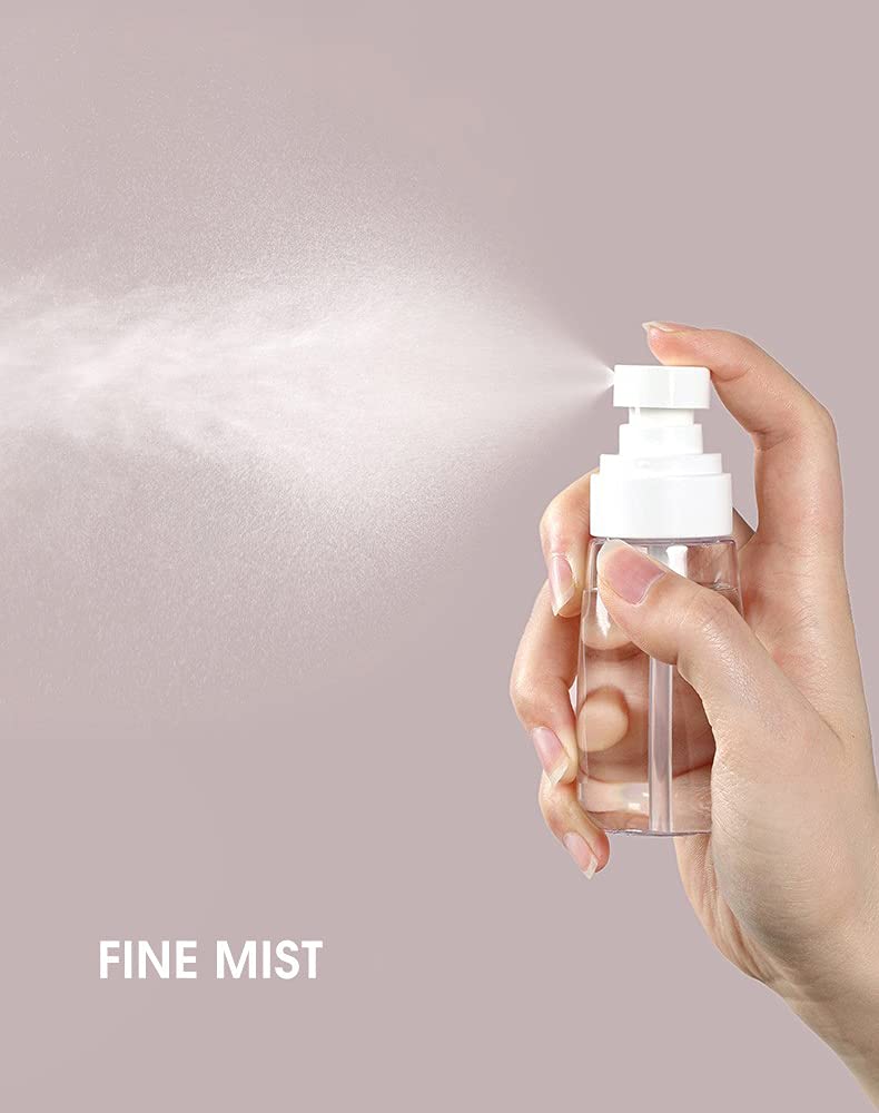 Lahviuu Small Spray Bottle, Pack of 6, 30 ml Atomizer Spray Bottle, Empty Fine Mist Spray Bottle, Refillable, Portable Travel Bottles, for Essential Oils, Water, Alcohol, Cleaning, Hair and Make-Up, 6 Pieces/30 ml - PawsPlanet Australia