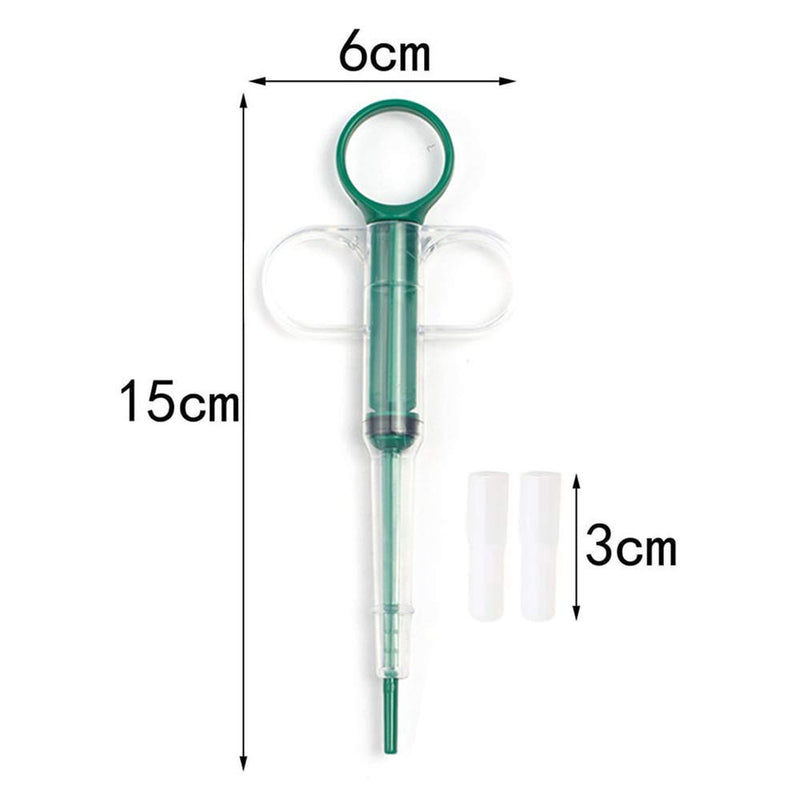 6PCS Pet Dog Cat Capsule Tablet Pill Box Push Button,Feeding Syringe Pet Medical Feeding Dispenser Tool for Dogs, Cats, Animals - PawsPlanet Australia