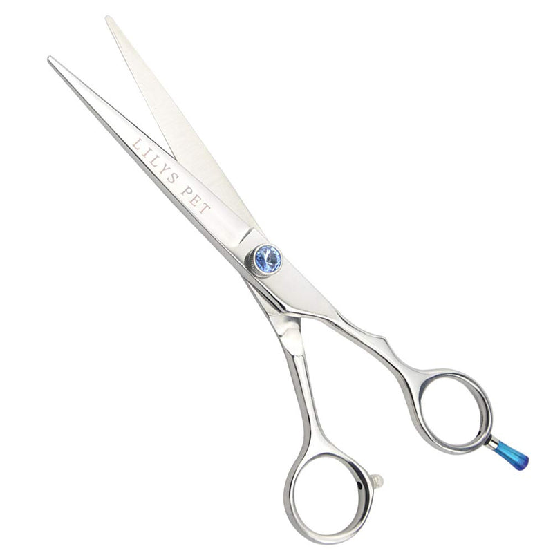 [Australia] - LILYS PET HIGH-END Series 7" 8" 9" 10" Japanese 440C Stainless Steel Professional Pet Grooming Cutting Scissors Beautiful Blue Screw 7" 