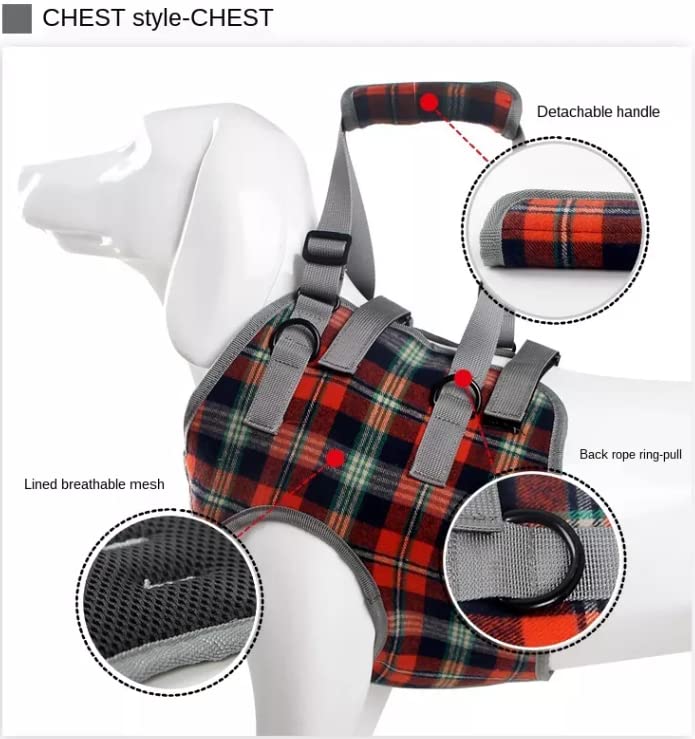 XTrador dog harness walking aid for dogs especially for shoulder problems carrying strap for injured, older or musculoskeletal limited dogs rehabilitation safety walking aid (L) L - PawsPlanet Australia