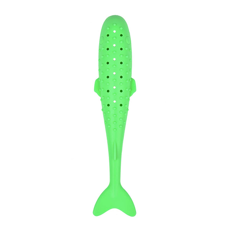 [Australia] - Outopu Silicone Molar Stick Catnip Toy - Cat Mint Fish Silicone Toy Catnip Toy Funny Cat Ball Clean Teeth Sticks Cats Bites Dolphins Funny Cat Silicone Molar Stick Teeth Cleaning Toy (2 Pack) 