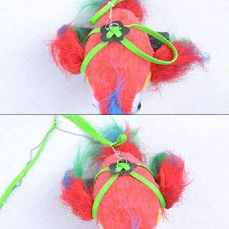 Pet Parrot Bird Harness, Bird Harness Leash, Bird Harness and Leash for Parrots Adjustable, Anti-bite Flight Training Rope Pet Traction Outdoor Fit Budgie Cockatiel Mynah - PawsPlanet Australia