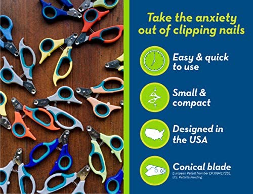 Zen Clipper a revolutionary new pet nail clipper that is designed to clip just the tip of the nail. Coral, 1.5mm (.059") - PawsPlanet Australia