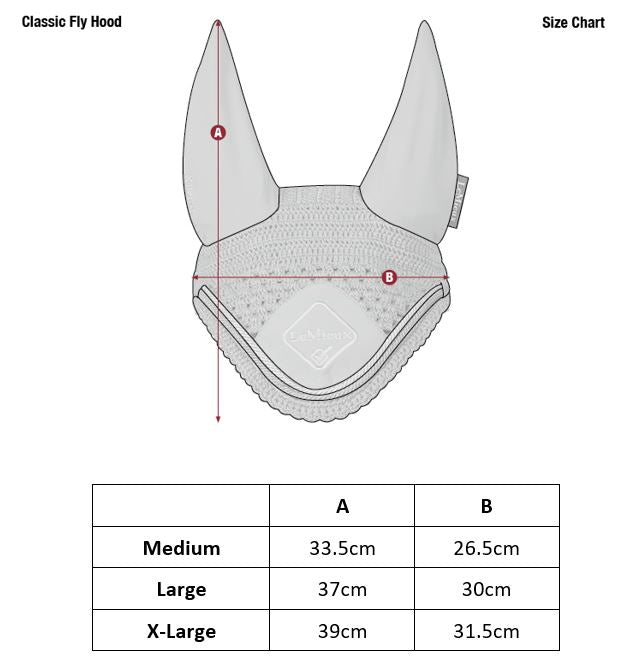 LeMieux Classic Crochet Fly Hood with Comfortable Lycra Ears - Sport Horse Wear for Competitive Rider M Benetton Blue - PawsPlanet Australia