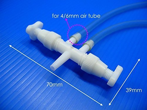 [Australia] - Air Flow Controller Two Way Air Pump Manifold Valve - 4/6mm Tubing Aquarium 