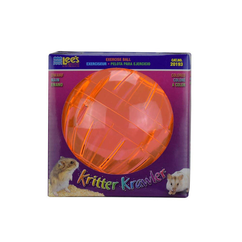 Lee's Kritter Krawler Mini Exercise Ball, 5-Inch, Colored - PawsPlanet Australia