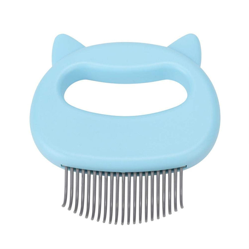 Pet Cat Dog Massage Shell Comb,Grooming Hair Removal Shedding Cleaning Brush Perfect For Cats, Medium And Large Dogs(Blue) - PawsPlanet Australia