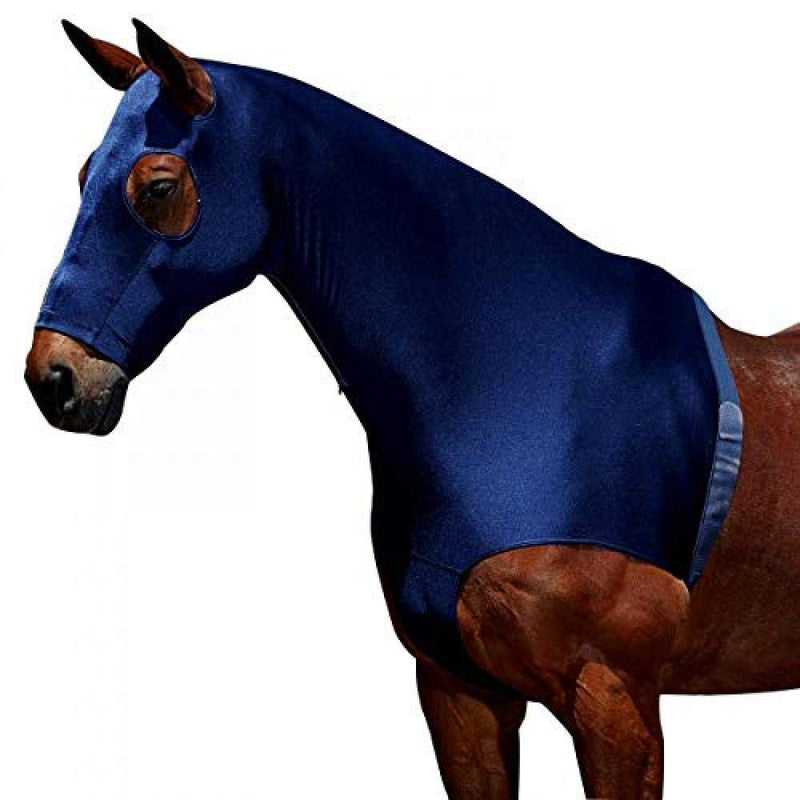 Weatherbeeta Stretch Hood With Zip - Black - Size: Full - PawsPlanet Australia