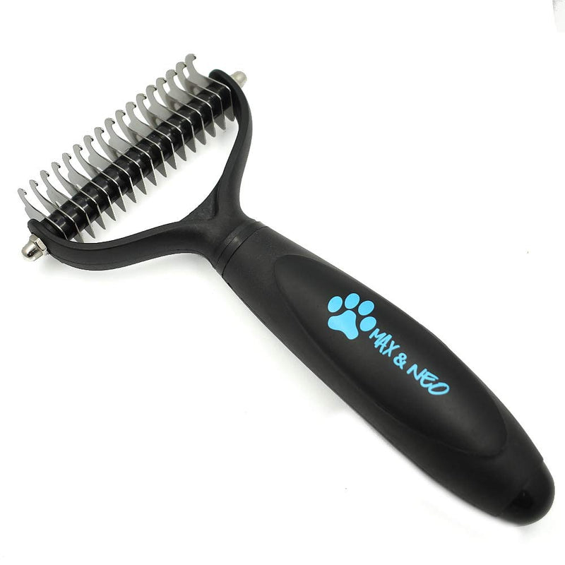 [Australia] - Max and Neo 2 Sided Undercoat Rake Dog Dematting Comb - We Donate One for One to Dog Rescues for Every Product Sold 