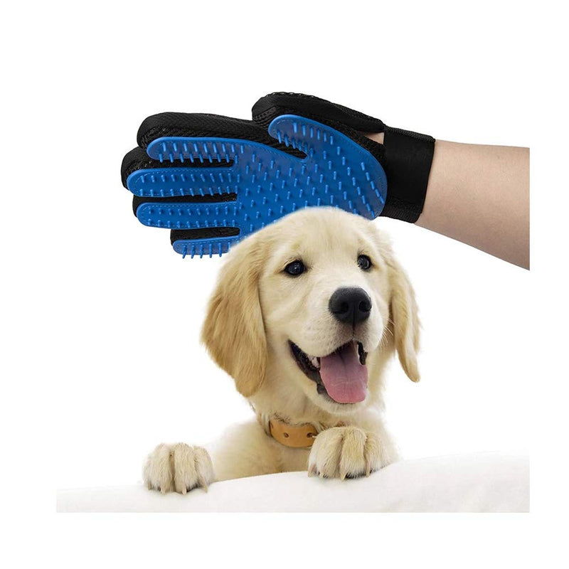 Gentle Pet Grooming Glove Brush, Gentle Deshedding Glove Great For Cats & Dogs - PawsPlanet Australia