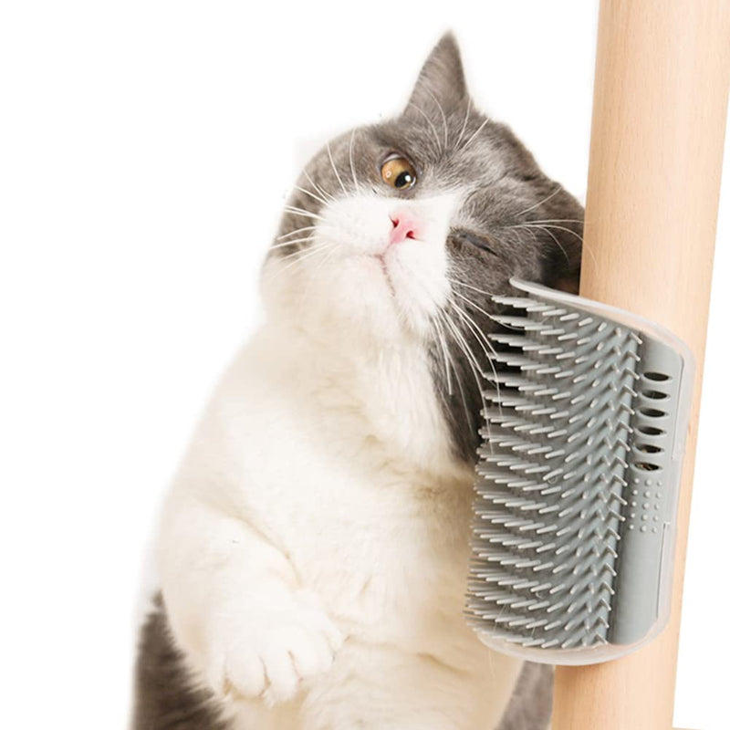 IBLUELOVER 3Pack Cat Self Groomer Wall Corner Grooming Brush Massage Brush Toy Cat Grooming Scratcher Wall Corner Groomer Comb with Catnip for Short Long HairCat Kitten Puppy - PawsPlanet Australia