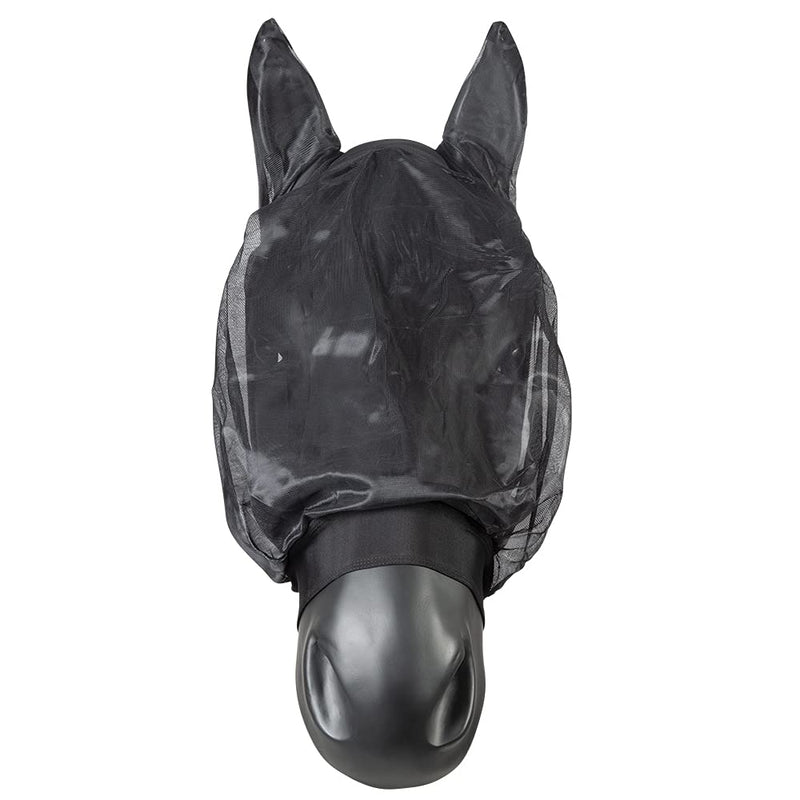 PFIFF 101977 fly mask for horses, black, size: Full/ warmblood Full / Warmblood - black - PawsPlanet Australia