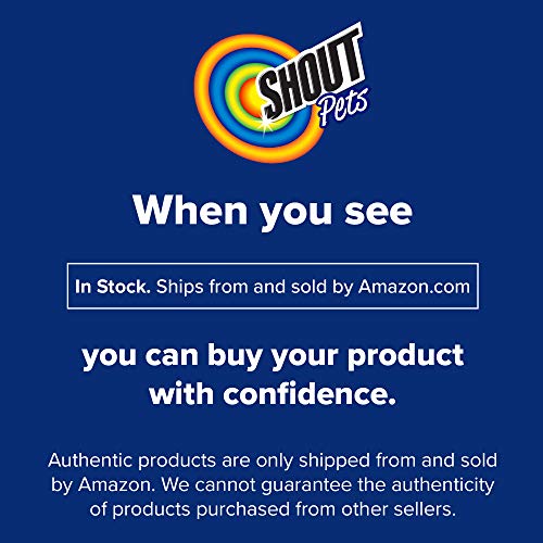 Shout for Pets Odor and Urine Remover - Effective Way to Remove Puppy & Dog Odors and Stains from Carpets & Rugs - Shout Pet Urine Remover, Shout Stain Remover for Pets Carpet Powder - 18 oz Turbo Oxy - PawsPlanet Australia