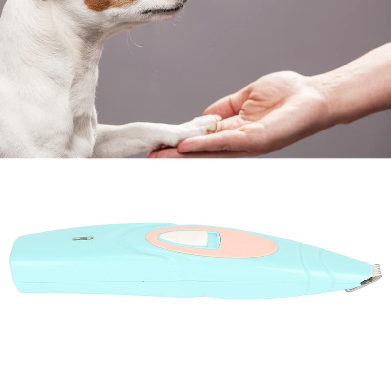Dog Hair Trimmer, Dog Hair from Paws, Eyes, Ears, Face, Trimmer, Cordless, Dogs, Cats, Paw Trimmer, Low Noise, Electric Dog Hair Trimmer, (Blue) Blue - PawsPlanet Australia