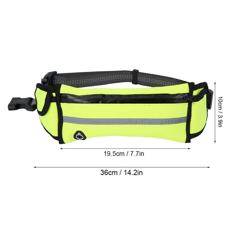 Pet Dog Running Elastic Belt Reflective Stripe Leashes Rope Hands Free Dog Leash Training Running Walking Leash with Waterproof Waist Bag - PawsPlanet Australia