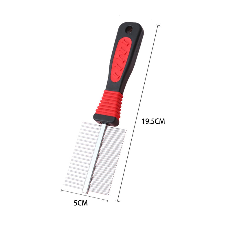 Pet Comb, Dog Grooming Comb, Cat Dog Professional Hair Removal Brush, Pet Double Sided Comb, for Small, Medium and Large Cats and Dog Combs - PawsPlanet Australia