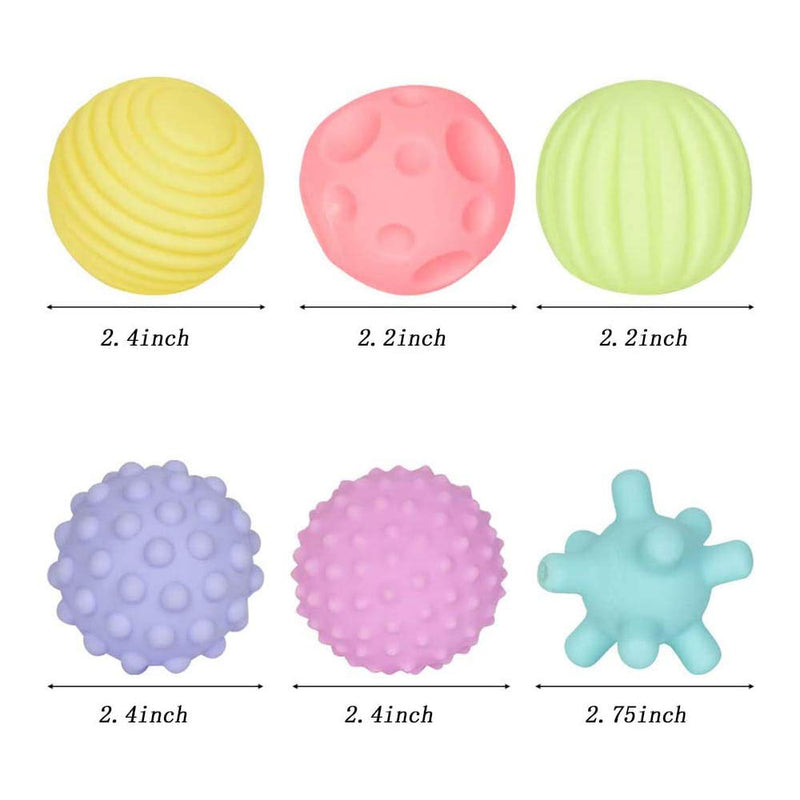 Puppy Teething Toys Squeaky Dog Chew Toys Ball, Puppy Boredom Dog Ball Squeaky for Pets Training Swimming Playing Running, Interactive Pet Toys for Small Puppies and Medium Dogs - PawsPlanet Australia