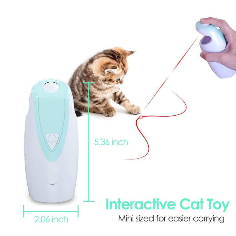 [Australia] - DELOMO Cat Light Toy, Smart Interactive Cat Toy, 2 Rotating Modes Automatic cat Toy, USB Rechargeable Light Dot Toy for Cat Chasing 