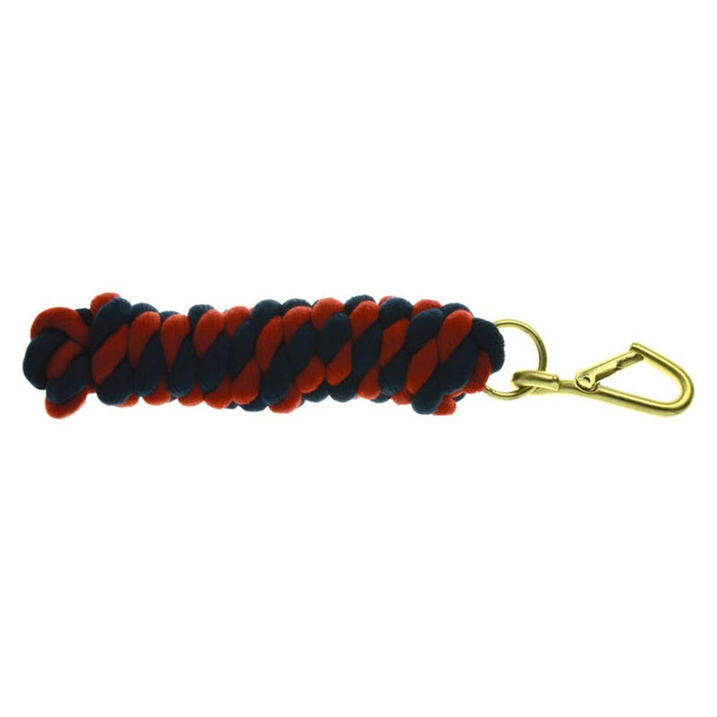 Hy Two Tone Twisted Lead Rope (2.2 metres) (Navy/Pink) - PawsPlanet Australia