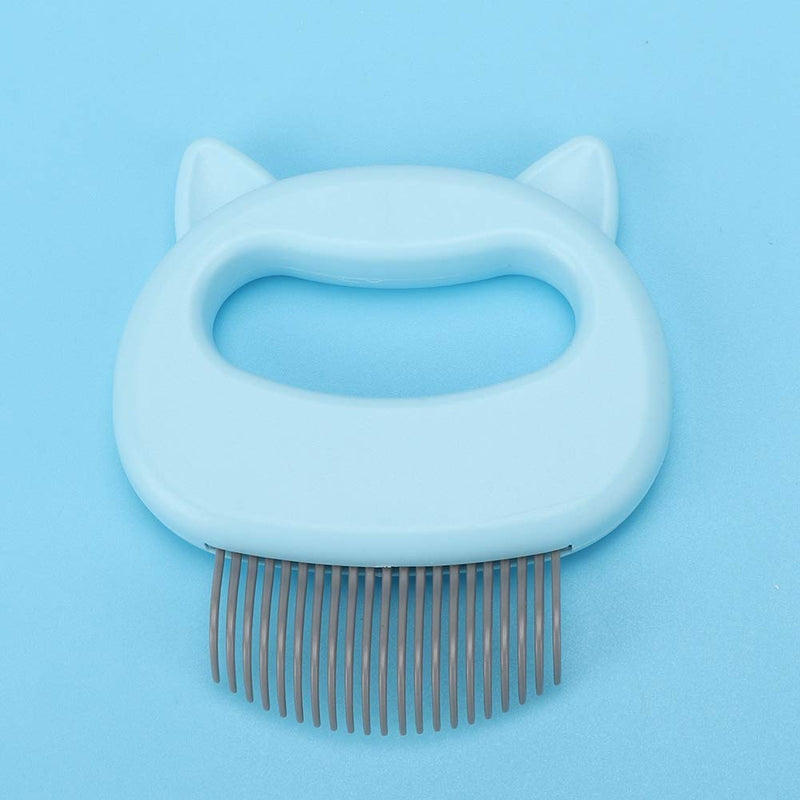 Pet Cat Dog Massage Shell Comb,Grooming Hair Removal Shedding Cleaning Brush Perfect For Cats, Medium And Large Dogs(Blue) - PawsPlanet Australia