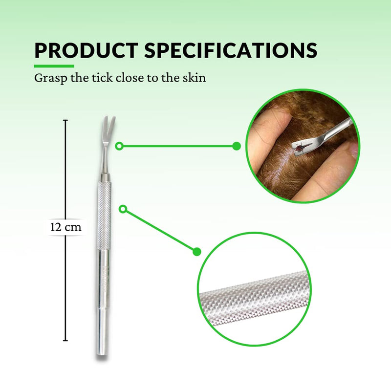 MYDAISY Tick Tweezers Set 3+1 with Case - Tick Removal - Safe Tick Protection for People & Pets - Children, Cat and Human - Tick Tweezers - PawsPlanet Australia