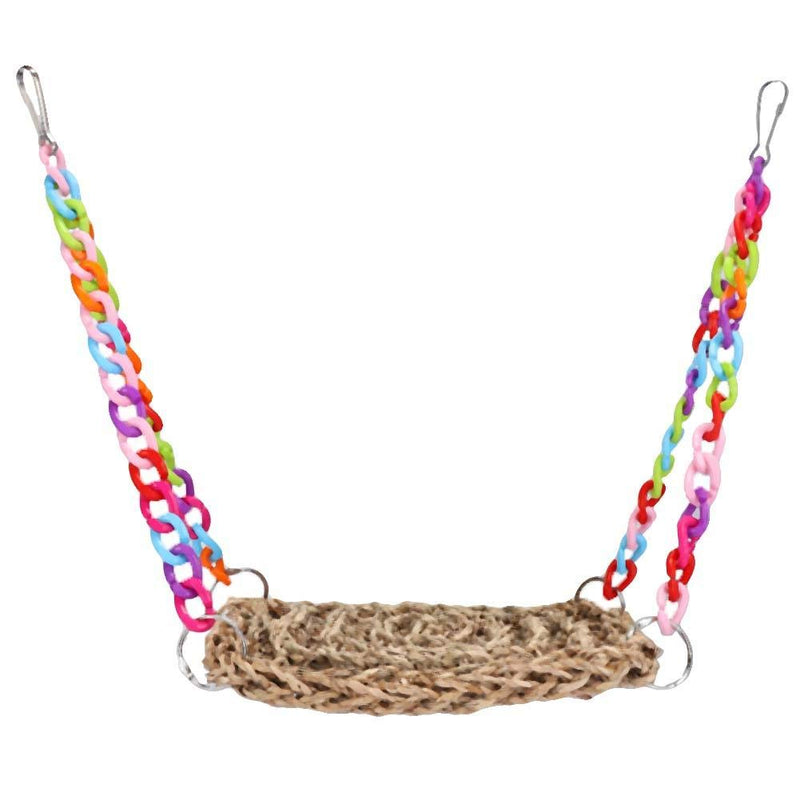 Parrot Swing Hammock Toy, Hanging Parrot Bird Chewing Climbing Toy Pet Toys Approx 136g - PawsPlanet Australia