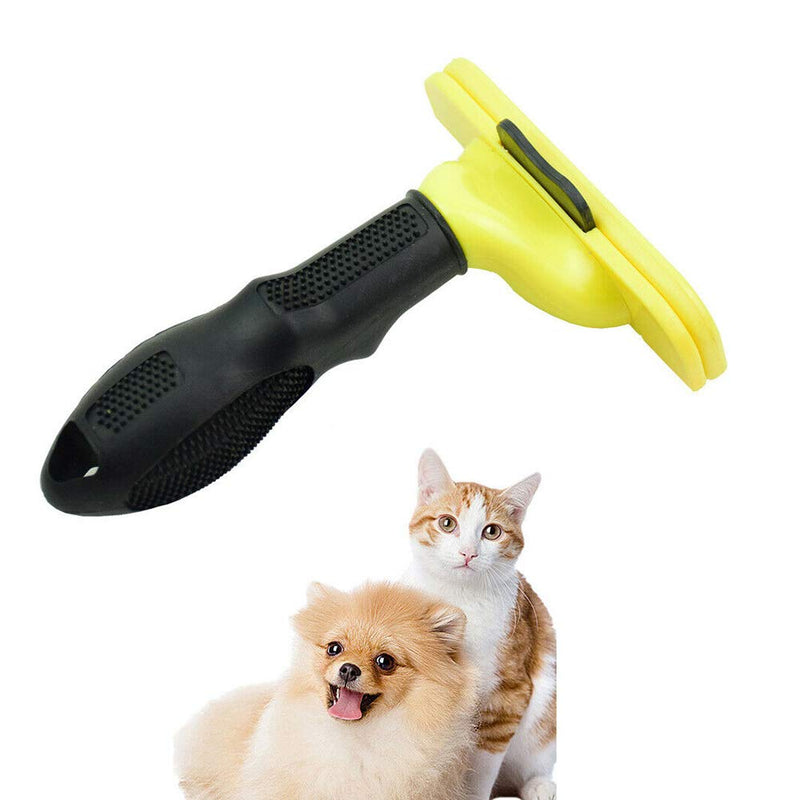 Pet Dog Cat Hair Fur Deshedding Shedding Trimmer Grooming Rake Comb Brush Tool - PawsPlanet Australia