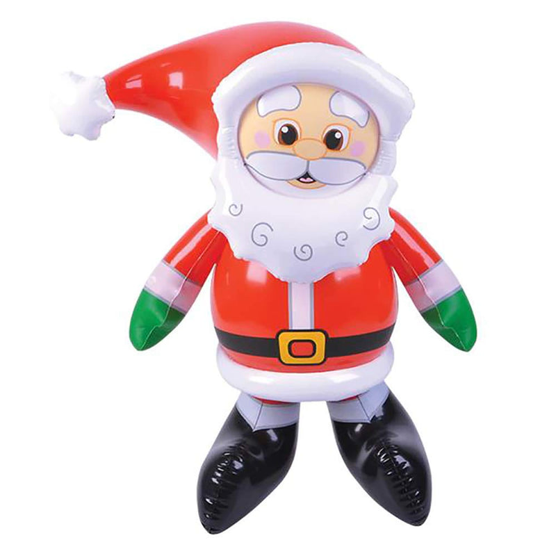 The Dreidel Company Christmas Santa Claus Inflate, 24" Tall, Perfect for Kids, Gatherings, Classroom Prizes, Event Decorations, Ideal Party Favors (2-Pack) 2-Pack - PawsPlanet Australia