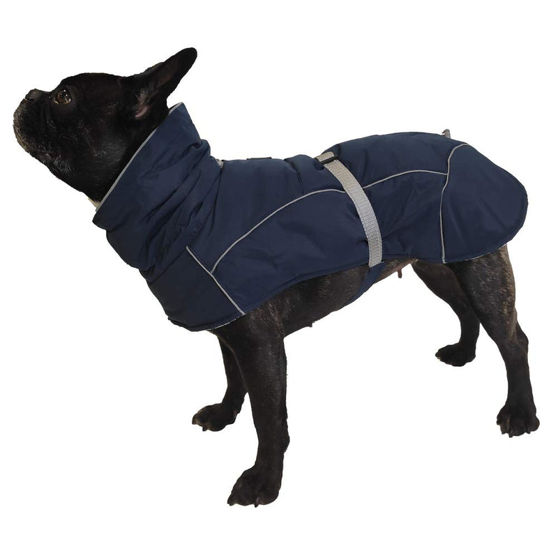 Croci C7081980 Hiking K2 Waterproof and Thermoregulating Coat for Dogs 40 cm Dark Blue 1 Piece - PawsPlanet Australia