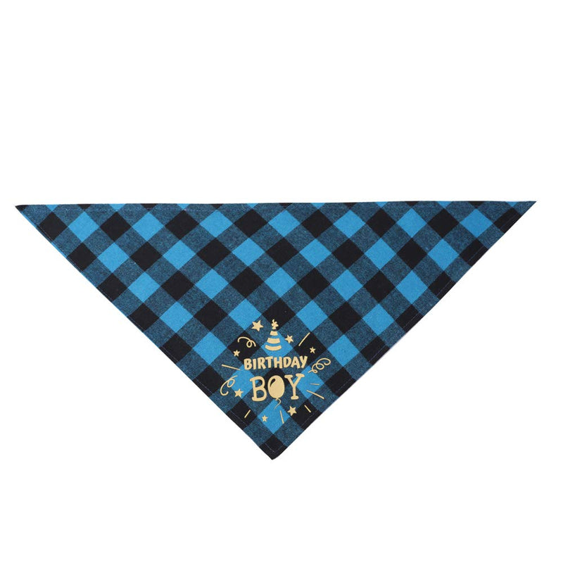 Dog Birthday Party Set, Dog Birthday Bandana Triangle Scarf with Cute Dog Birthday Number Hat Dog Birthday Banner for Dog Birthday Party Supplies (Blue-hat&bscarf&Number) blue-hat&bscarf&number - PawsPlanet Australia