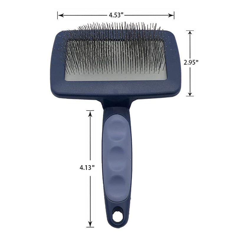 YIRU Large Firm Slicker Brush for Dogs Goldendoodles,Extra Long Pin Slicker Brush for Dog Pet Grooming Pins and Deshedding,Removes Long and loose Hair,Undercoat,25mm(1") - PawsPlanet Australia