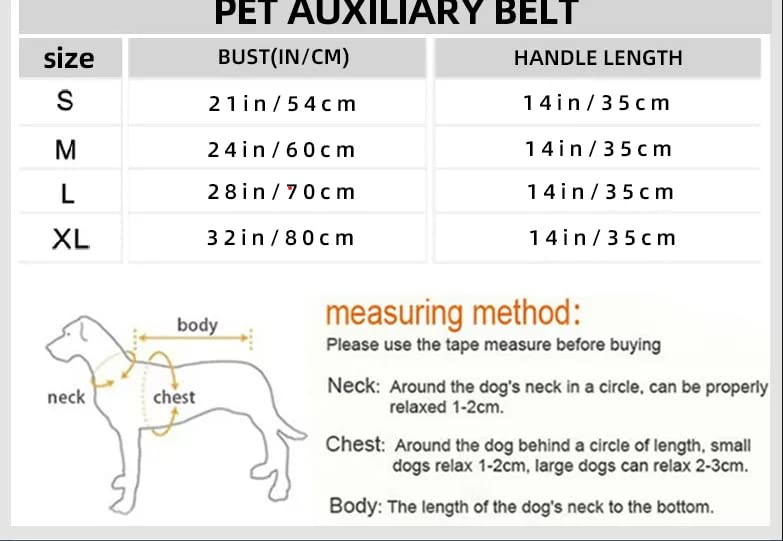 XTrador dog harness carrying aid for dogs especially for hip problems carrying strap for injured, older or musculoskeletal limited dogs rehabilitation safety walking aid (S) S - PawsPlanet Australia