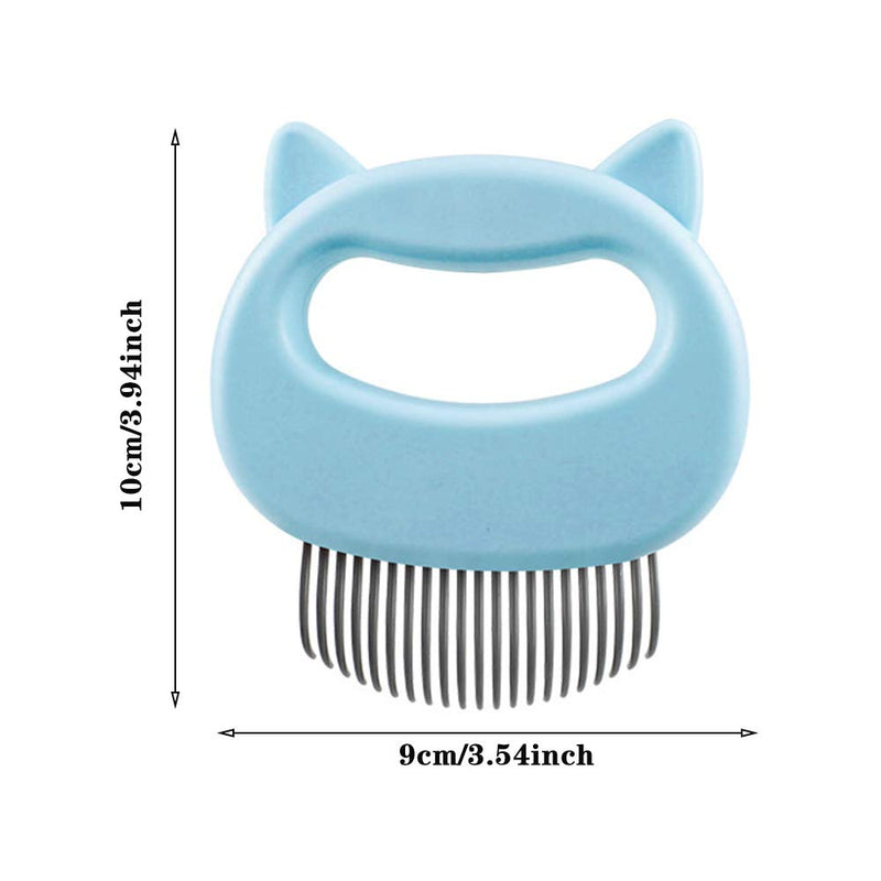 [Australia] - Linidi Cat Hair Massage Shedding Brush, Dogs and Cats Grooming Dematting Comb, Effective Deshedding Grooming Hair Remover for Cats 2 pcs 