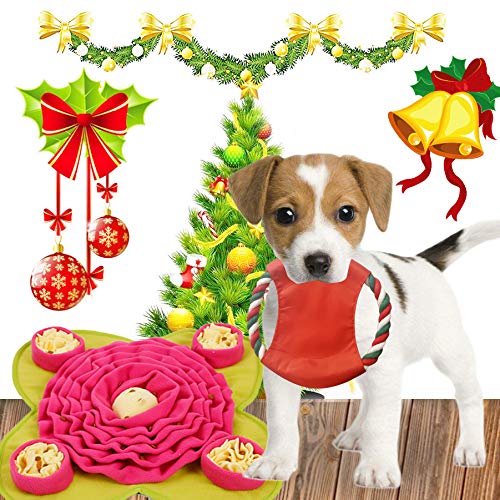 [Australia] - U/N Snuffle Mat for Dogs Large，Dog Puzzle Toys，Dog Snuffle Mat Boredom Medium Small Cat Pet Machine Washable Indoor Game Feed Treat Food Interactive Dispensing (Green) 