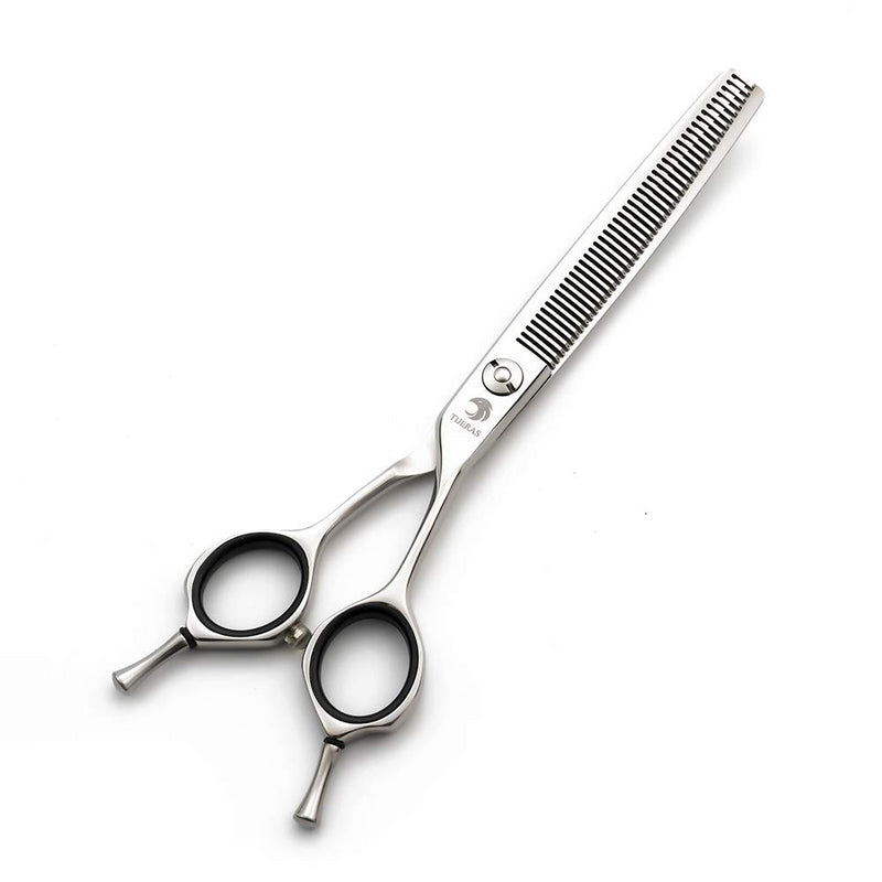 [Australia] - TIJERAS 6.5" Professional Dog/Pet Grooming Scissors Thinning Shears Dog Cutting Scissors Japanese 440C 46-Teeth for Pet Groomer or Home Use Thinning rate 25%-30% 