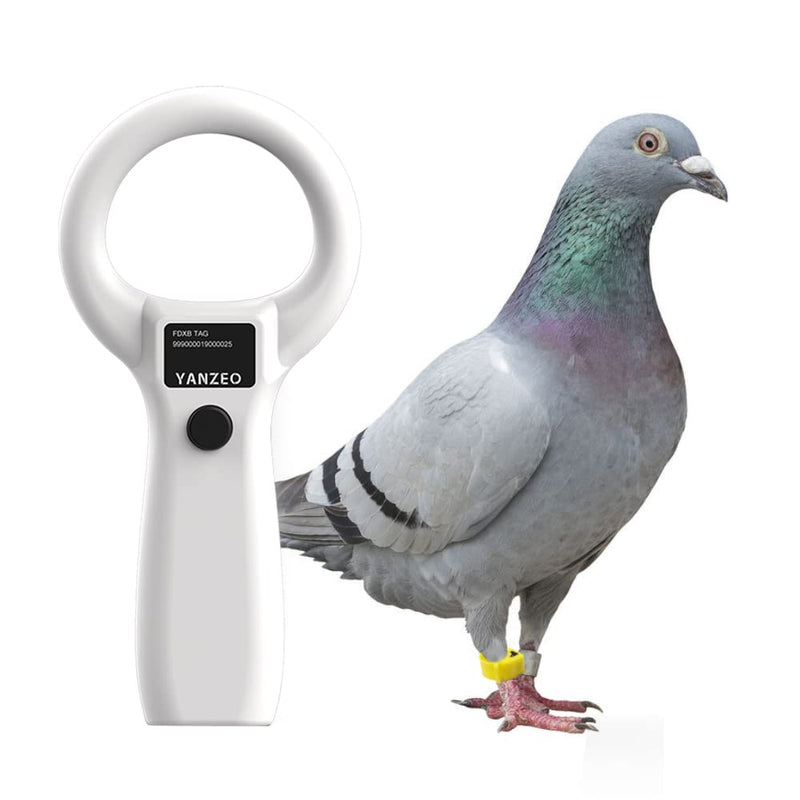 Yanzeo Pet Microchip Scanner, RFID EMID Animal Handheld Reader, 134.2kHz Pet ID Scanner Rechargeable Animal Chip Registration, Pet Tag Scanner FDX-B(ISO 11784/11785) (AR180S) - PawsPlanet Australia