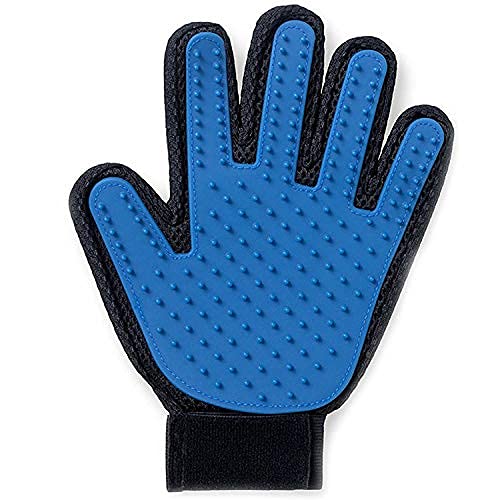 M&S Pet Hair Remover Glove - Gentle Deshedding Brush Glove Hair Remover Brush for Dogs,Cats with Long & Short Fur- Perfect for Dogs & Cats with Long & Short Fur - 1 Pair (Right-Hand), PGCG-2 - PawsPlanet Australia