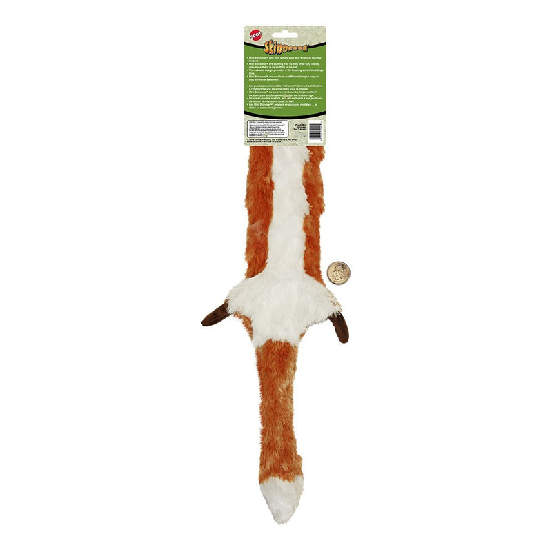 [Australia] - SPOT Skinneeez | Stuffless Dog Toy with Squeaker For All Dogs | Tug-Of-War Toy For Small and Large Breeds | By Ethical Pet Fox 23" 