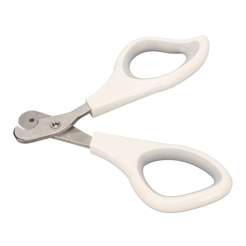 HEEPDD 2mm Tapered Hole Pet Nail Clippers Cat Nail Trimmer Safety Comfort Grip Prevent Cutting Bloodlines Stainless Steel Multipurpose for (Gray-white) Gray-white - PawsPlanet Australia