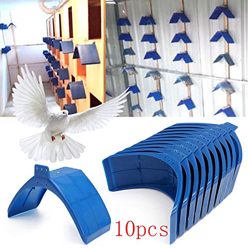 LVOERTUIG 10pcs Pigeon Stand Dove Rest Stand Pigeon Perch Roost Frame Grill Dwelling Pigeon Perches Roost Bird Supplies Accessories blue - PawsPlanet Australia