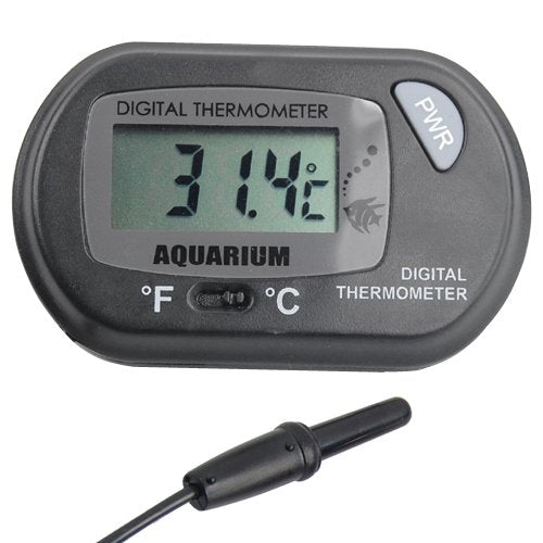 DIGIFLEX Digital Thermometer for Fish Tank - Temperature Thermometer - Aquarium Marine Vivarium  Electronic Thermometer  Tropical Fish Tank Accessories - PawsPlanet Australia