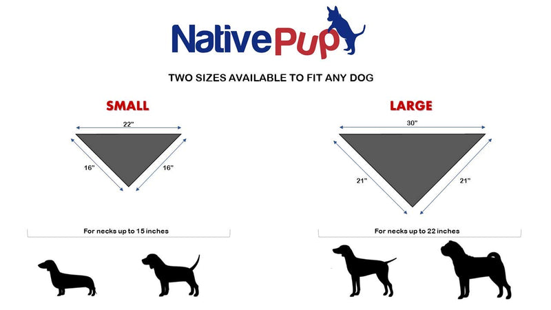 American Flag Dog Bandanas | 3-Pack| 4th of July Bandannas| Red, White and Blue Scarf Set (Flag, Small) - PawsPlanet Australia