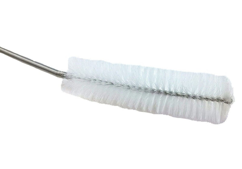 [Australia] - Blovess Flexible Tube Cleaning Brush, Nylon Long Brush, Hoses Bent Pipe Cleaning Brush, Aquarium Water Filter Pipe Air Tube Brush White 