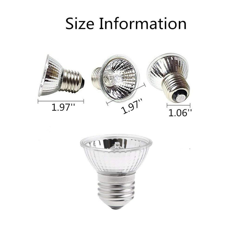 [Australia] - STTQYB 75W Sun Light,6 Pack UVA + UVB Full Spectrum Sun Lamp Sunbathe Heat Lamp Bulb Light for Lizard Reptiles Amphibians 6 Packet 