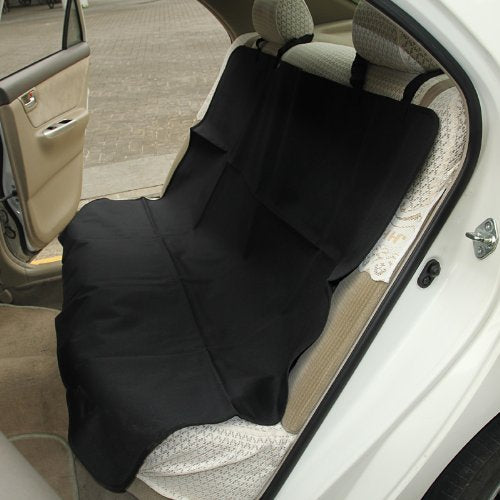 [Australia] - Winipet Pet Mat Seat Cover for Car, Easy to Install and Remove (Black, With Side Protection) 